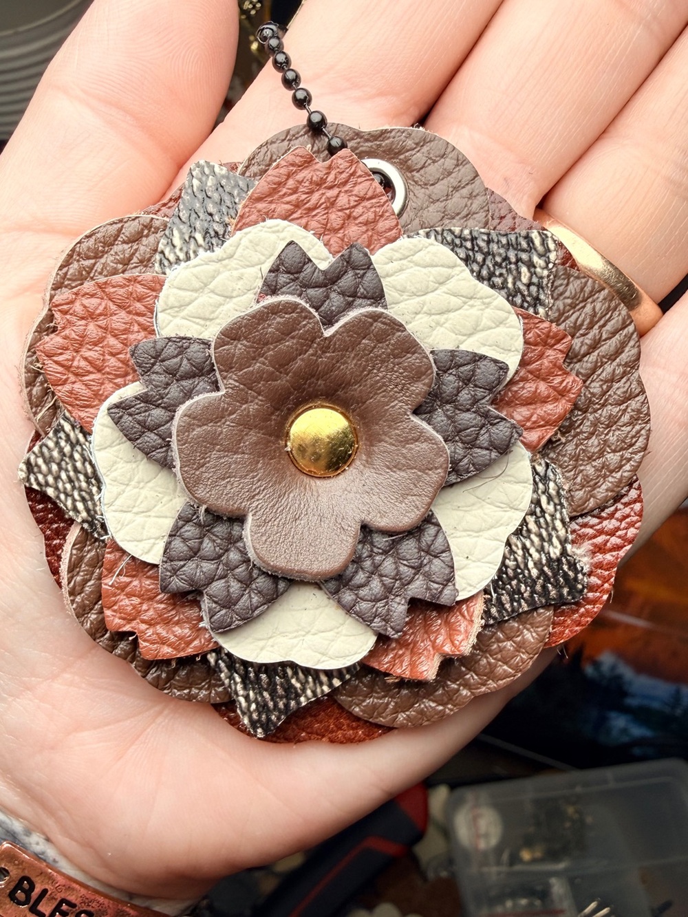 Handmade Floral Charm - Picture 2 of 2